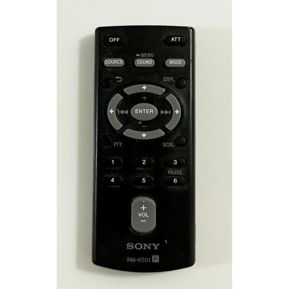 Sony RM-X201 Remote Control Car Audio Black Wireless OEM Replacement